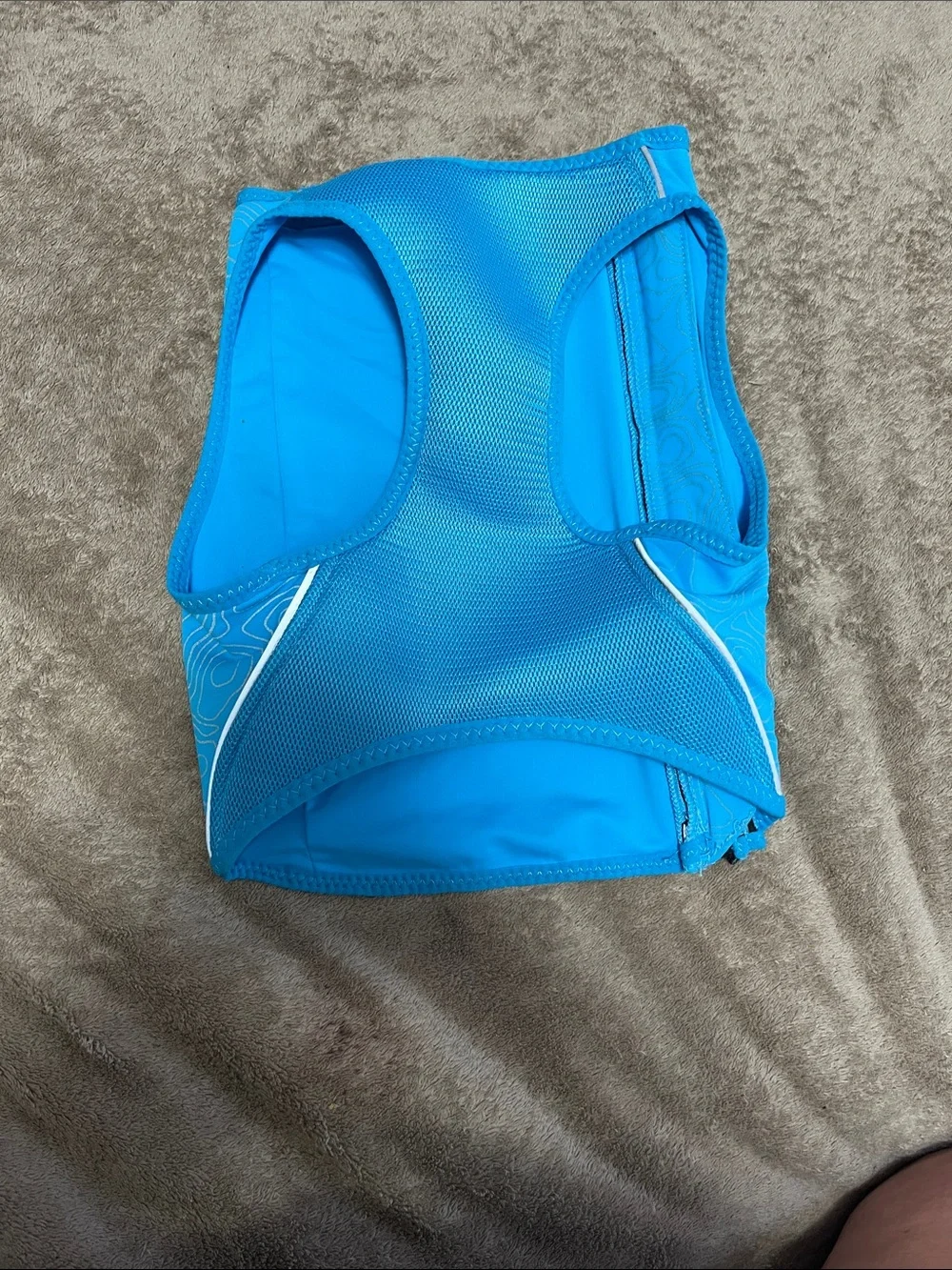 Arcadia trail: Blue Zipper-Front cooling  Rashguard Vest